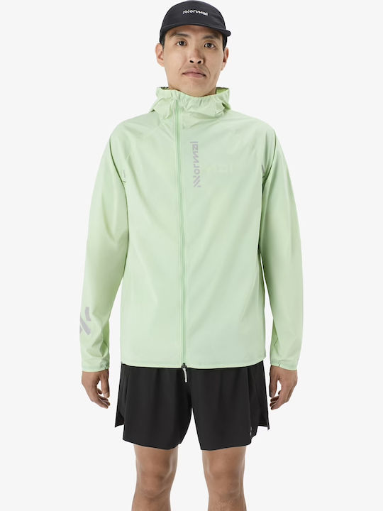 Δερμάτινο Μπουφάν Αντιανεμικό Light Green