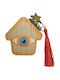 XMASfest Tabletop Lucky Charm Home made of Wood 14.5x14cm 1pcs