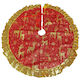 Christmas Tree Skirt Red D90cm.