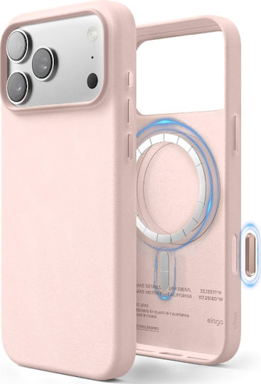 Elago Back Cover Piele Roz (iPhone 17 Pro)
