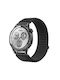 Armband Stoff Schwarz (Xiaomi Amazfit GTR 3)