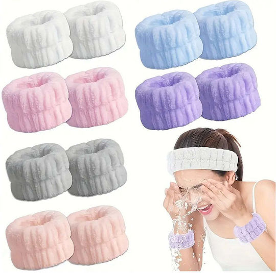 Make-up Zubehör Haarbänder Mikrofaser Wasch Gesichts 6 Farben 1 Stück
