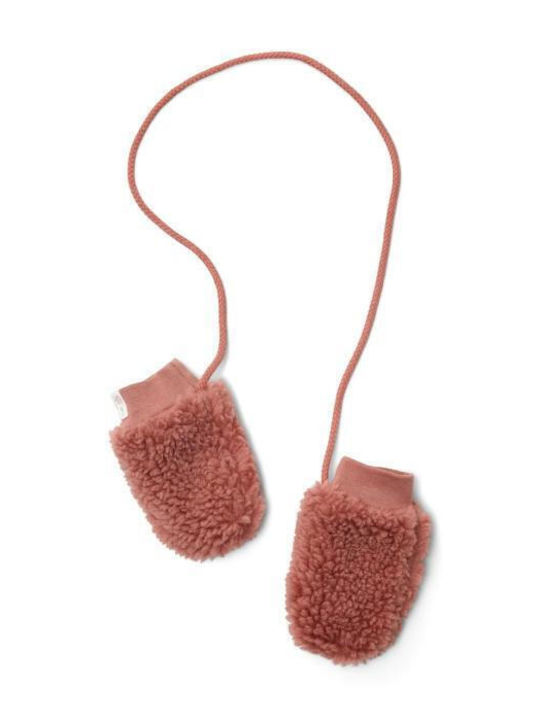 Little Dutch Mănuși pentru copii MIttens Roz Teddy