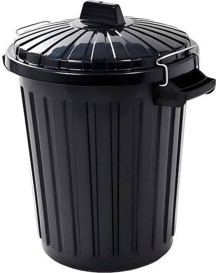 Costos Plastic Waste Bin 60lt Black