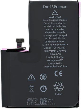 0 Cycle Συμβατή Μπαταρία Αντικατάστασης για Apple iPhone 13 Pro Max
