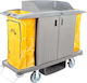 Trolley Kammerieras Türen Abs Grau Zwei Wäschebeutel 155x61x135cm