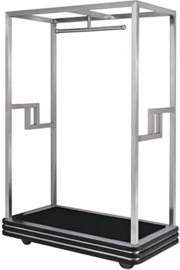 Heavy Duty Inox Luggage Transport Trolley 120x70x185cm