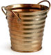 Galvanized Bronze Ice Storage Container 10×11cm 0.5lt Xx1466-3