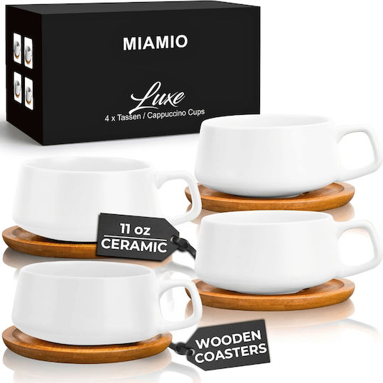 Miamio Σετ Φλιτζάνια Cappuccino 4τμχ