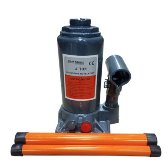 Hydraulic Jack 4t 180 Mm-345 Mm Kd1981 Kraft&dele