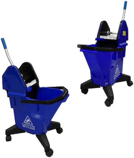 Abs Cleaning System Blue Wringer Cart 31lt