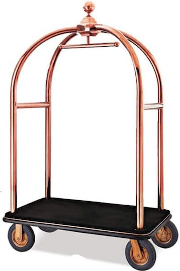 Troler De Transport Valize Copper Greu Din Inox 117x70x195cm