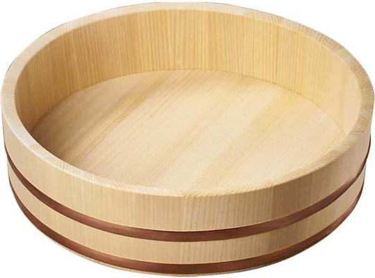 Hangiri Rice Draining Basket with Cherry Sawara Φ30x8cm T580
