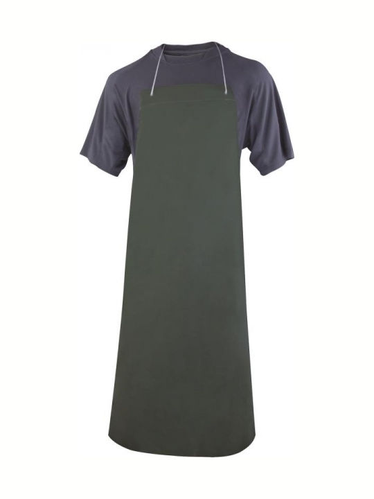 Men's Multi-Purpose Work Apron PVC Polyester PVC Waterproof Delta Plus Tablive Green Green