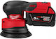 Milwaukee FROS125-502X Exzenterschleifer 125mm Batterie 2x5Ah mit Geschwindigkeitsregelung und mit Absaugsystem