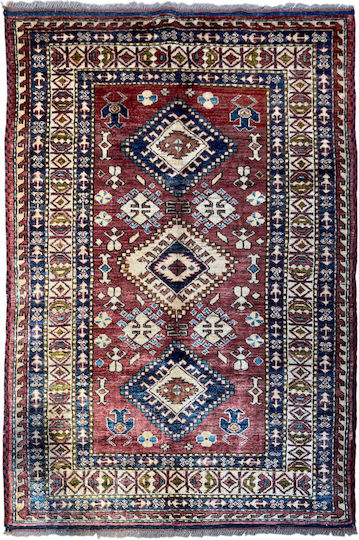 Koulis Family Kazak 24-034 Χειροποίητο Χαλί Ορθογώνιο 114x142cm