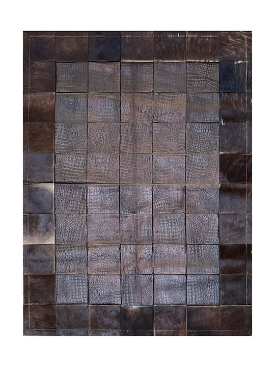 Koulis Family Χαλί Ορθογώνιο Δερμάτινο 140x200cm