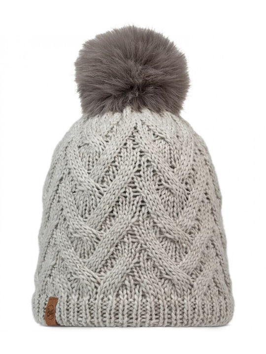 Caryn Beanie Γυναικείος Fleece Σκούφος Πλεκτός σε Μπεζ χρώμα