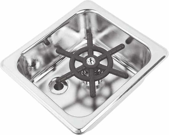Rinser Χωνευτό 1/6 Inox 18/10 16.2x17.6x7εκ 24-1214