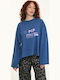 Melange Nature Summer Women's Cotton Blouse Long Sleeve with Hood Melange Nature