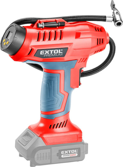 Extol Premium Compresor Auto 160PSI Reîncărcabil Cu Baterie 20V