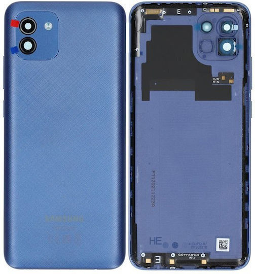 Заден Капак Back Cover Samsung Galaxy A03 Син