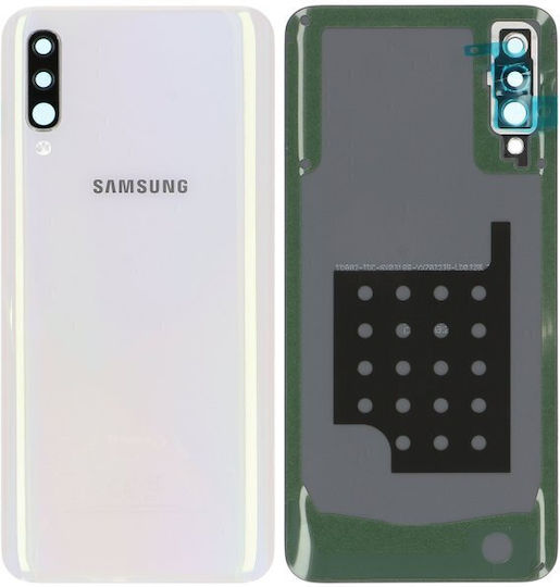 Hinteres Abdeckungs-Back Cover Samsung Galaxy A50 A505 Weiß