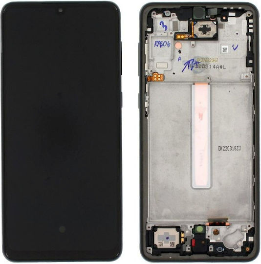 Screen Incell with Touch Mechanism and Frame for Samsung A33 5G A336 (Black)