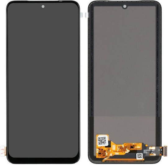 Οθόνη Note με Μηχανισμό Αφής και Πλαίσιο για Xiaomi Redmi Note 10, Note 10S, Poco M5S (Μαύρο)