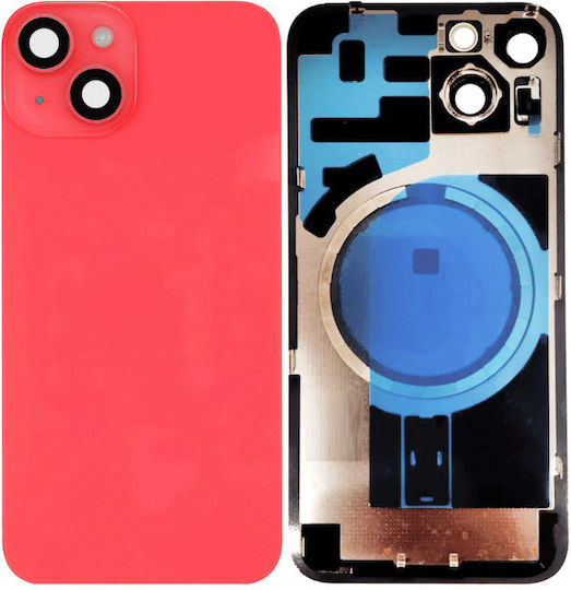 Back Cover Camera Glass Magsafe Magnet iPhone 14 Plus Red