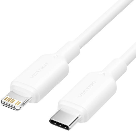 Vention USB-C zu Blitzkabel 27W Weiß 1m LAKWF-102