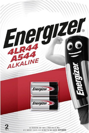 Energizer Alkaline Batteries 4LR44 6V 2pcs