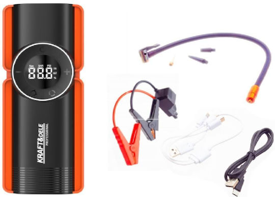 Kraft & Dele Starter Portabil Pentru Baterie Auto 10000mAh Cu Banca De Alimentare USB Obiectiv