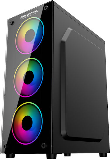 ProGaming Element Desktop PC (i7-9700/32GB DDR4/2TB SSD/Radeon RX 580/W11 Home) Negru