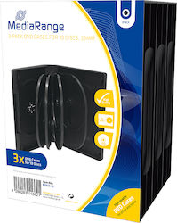 Mediarange DVD-Hülle 10 Discs 33mm Schwarz 3er ...