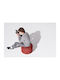 Πουφ Hocker Point Merlot Red 50x50x35cm