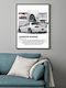 Poster Honda S2000 Cr035 30cm X 40cm Λευκό Ξύλινο Κάδρο