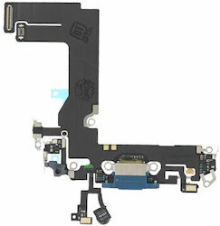 Kabel mit Anschluss zum Aufladen in Blau Farbe für iPhone 13 Mini
