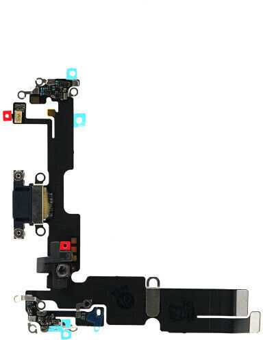 Kabel mit Anschluss zum Aufladen in Schwarz Farbe für iPhone 14 Plus