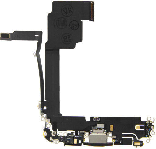 Кабел с Порт за зареждане в Черен цвят за iPhone 15 Pro Max