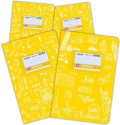 Doodle Ruled Notebook B5 50 Paper Sheets
