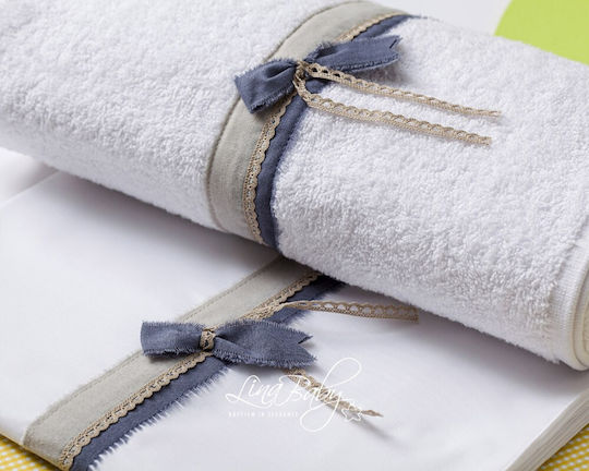 Lina Baby Christening Oilcloths White