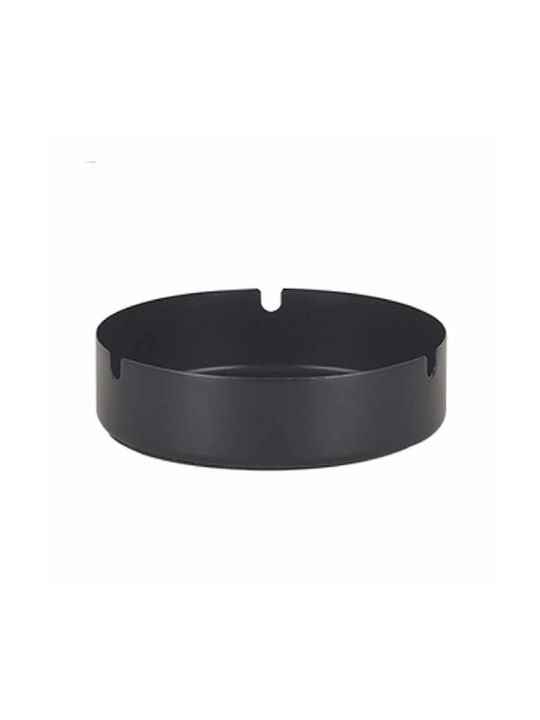 Inox 18/0 Ashtray 12cm Matte Black