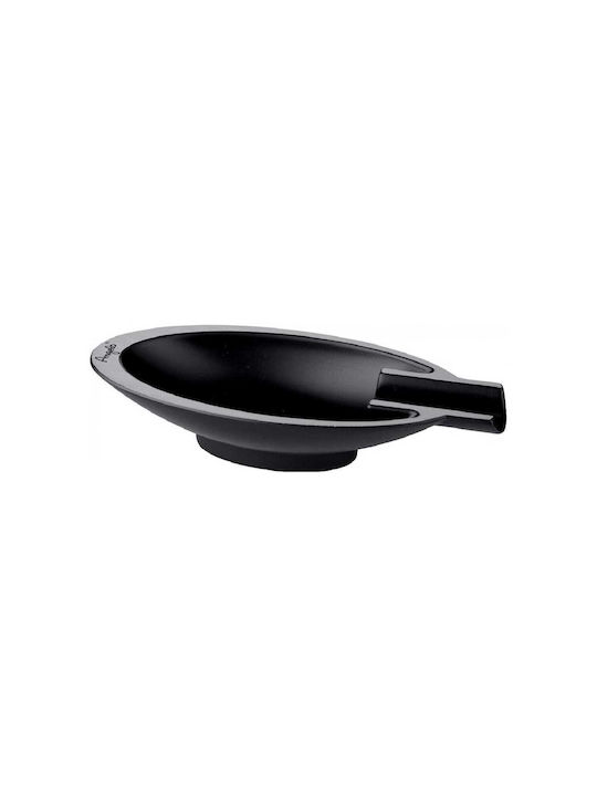 Σταχτοδοχείο Πούρου Inox 18/10 Black Matte 17εκ