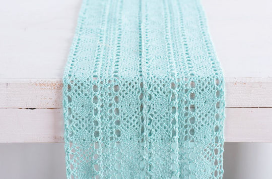 Beauty Home Sewing Lace Turquoise from Fabric 250x23cm
