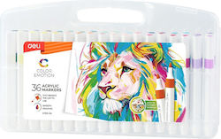 Deli Designing Markers Set 36 Colours Deli Designing Markers Set 36 Colours