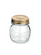 Bormioli Rocco Set of 6 General Use Glass Jars with Transparent Lid 8.6x9.3cm 6 Pieces