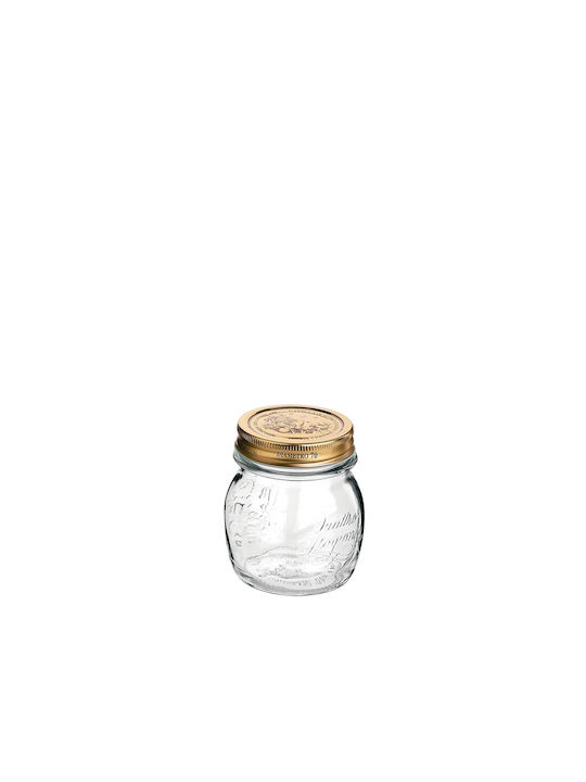 Bormioli Rocco Glass Coffee Jar with Lid Transparent 250ml 1 Piece