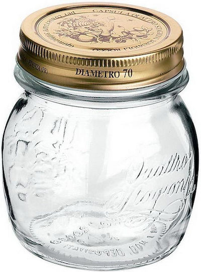 Bormioli Rocco General Use Glass Jar with Lid Transparent