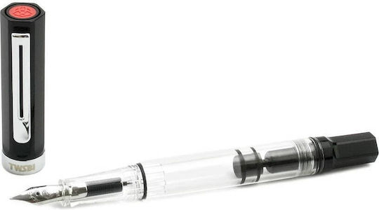 Twsbi Πένα Γραφής Fine Μαύρη με Μαύρο Μελάνι
